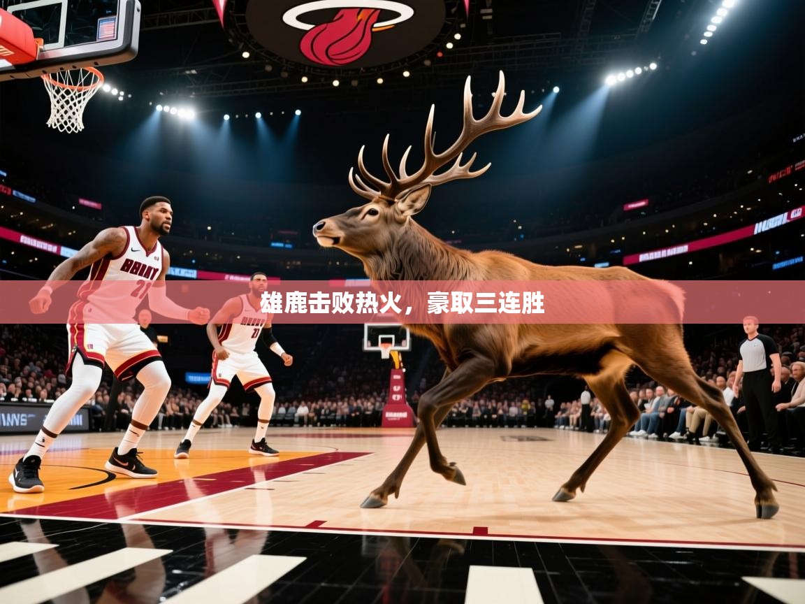 雄鹿击败热火,豪取三连胜 第1张