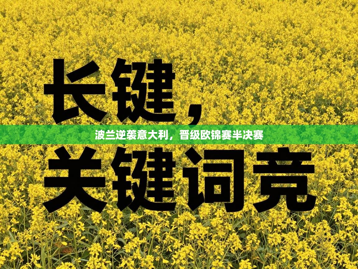 波兰逆袭意大利,晋级欧锦赛半决赛 第1张